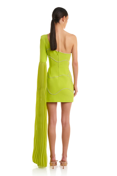 Audrey Dress - Lime - SHOPJAUS - JAUS