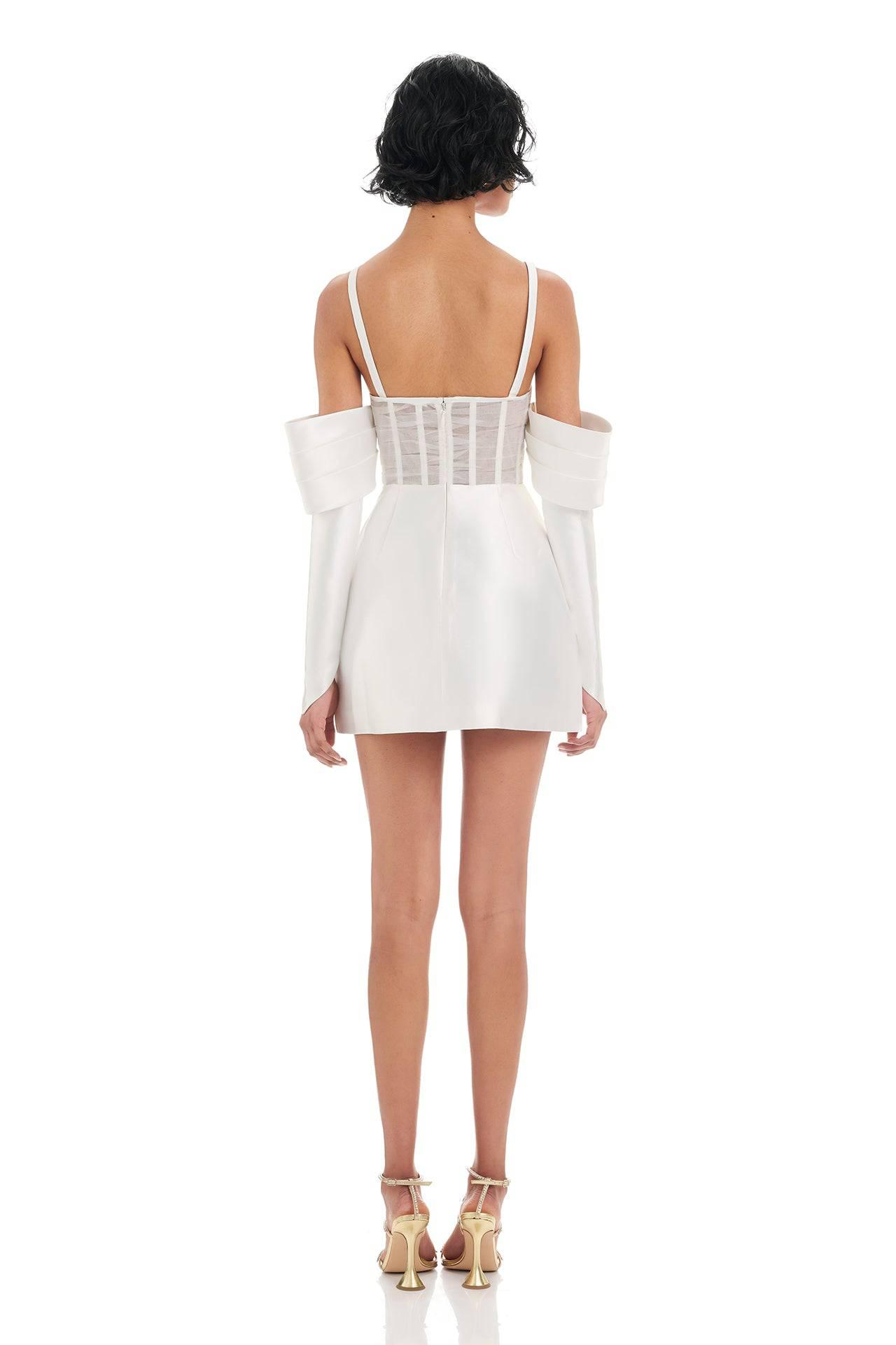 Ayana Dress - White - SHOPJAUS - JAUS