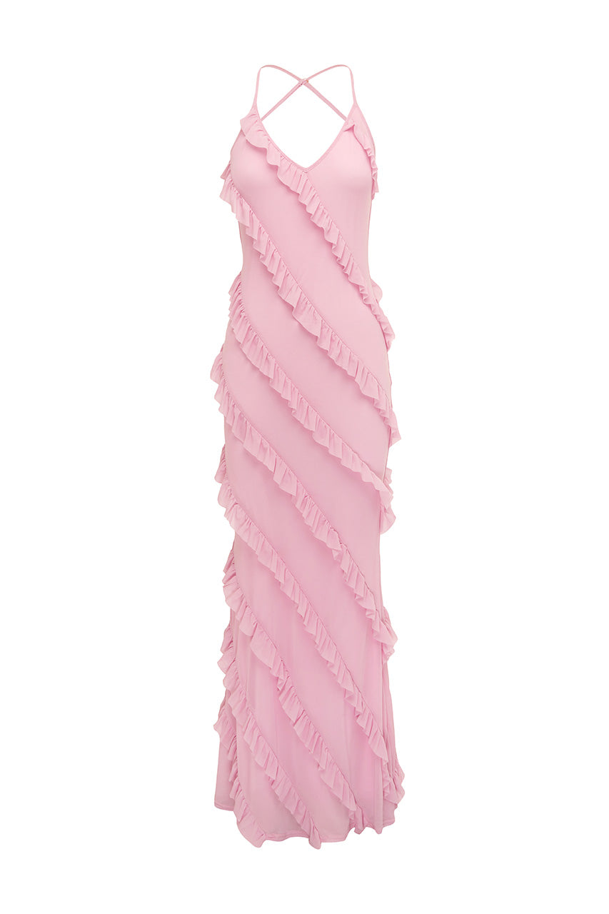 chinese dress ladies Barlow Maxi Dress - Pink