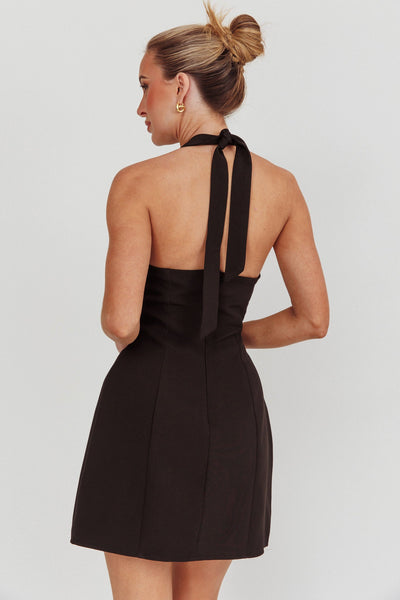 Elisabeth Mini Dress - Black - SHOPJAUS - JAUS