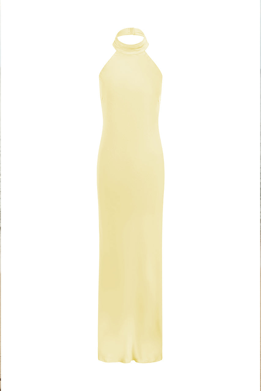 Brigitte Maxi Dress - Lemon - SHOPJAUS - JAUS
