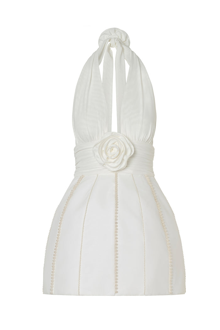 Bethani Dress - White - SHOPJAUS - JAUS