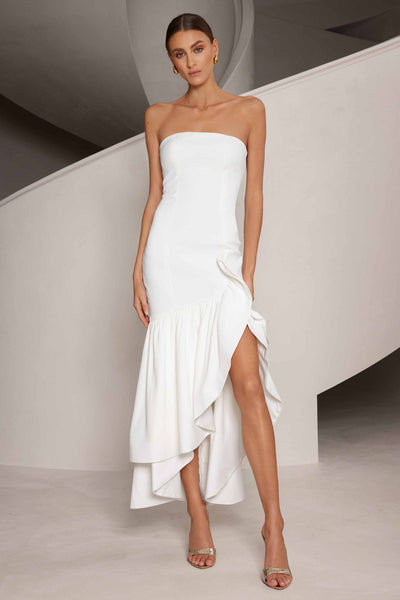 Brooklyn Dress - White - SHOPJAUS - JAUS