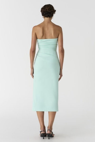 Misha Calandra Midi Dress - Aqua - SHOPJAUS - JAUS