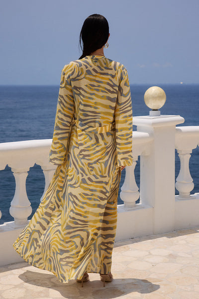 Camille Robe - Sivella Print - SHOPJAUS - JAUS