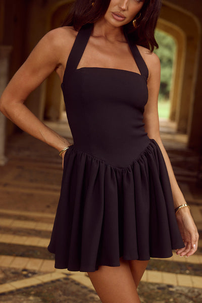 Carmen Mini Dress - Black - SHOPJAUS - JAUS