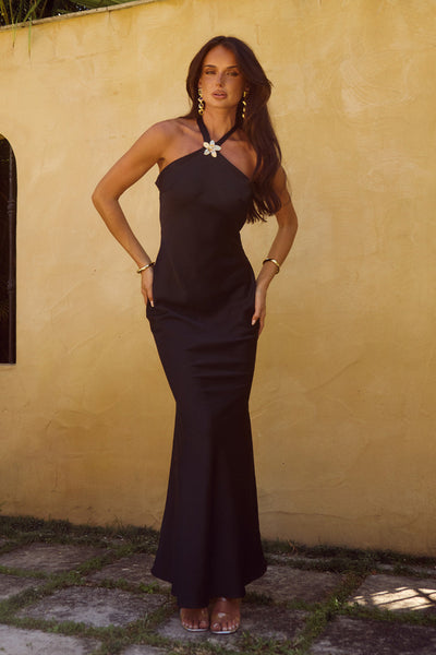 Chara Maxi Dress - Black - SHOPJAUS - JAUS