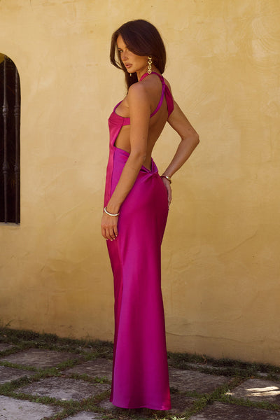 Chara Maxi Dress - Magenta - SHOPJAUS - JAUS