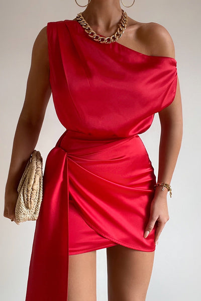 Kharisma Mini Dress - Red - SHOPJAUS - JAUS