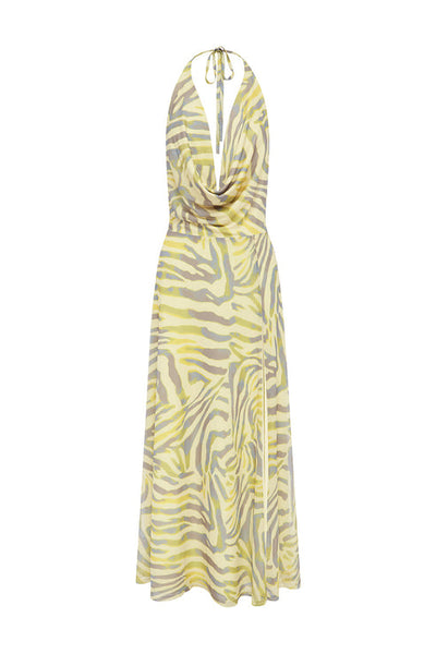 Cici Maxi Dress - Sivella Print - SHOPJAUS - JAUS