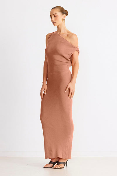Calina Maxi Dress - Clay - SHOPJAUS - JAUS