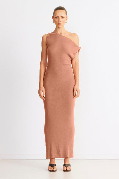 Calina Maxi Dress - Clay - SHOPJAUS - JAUS