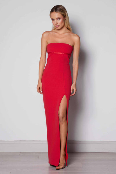 Claudia Dress - Red - SHOPJAUS - JAUS