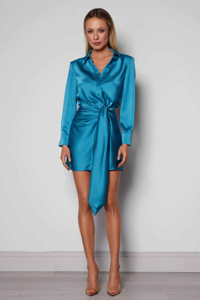 Clover Dress - Marina Blue - SHOPJAUS - JAUS