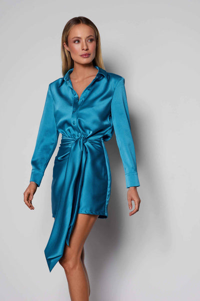 Clover Dress - Marina Blue - SHOPJAUS - JAUS
