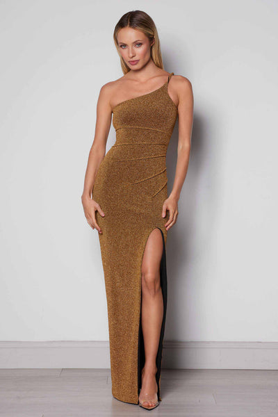 Colette Dress - Gold - SHOPJAUS - JAUS