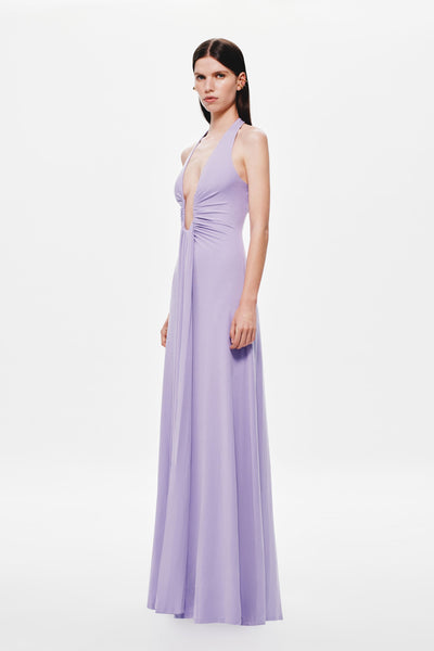 Jennifer Cupro Maxi Dress - Lilac - SHOPJAUS - JAUS