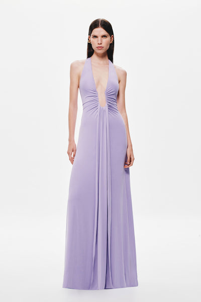 Jennifer Cupro Maxi Dress - Lilac - SHOPJAUS - JAUS
