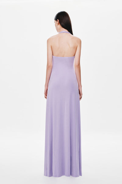 Jennifer Cupro Maxi Dress - Lilac - SHOPJAUS - JAUS