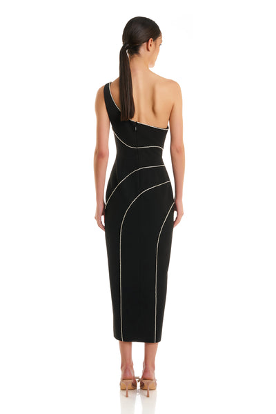 Delfina Dress - Black - SHOPJAUS - JAUS