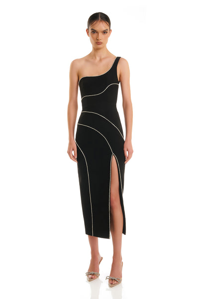 Delfina Dress - Black - SHOPJAUS - JAUS