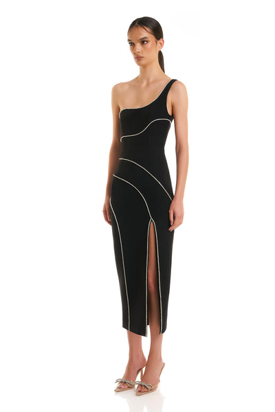 Delfina Dress - Black - SHOPJAUS - JAUS