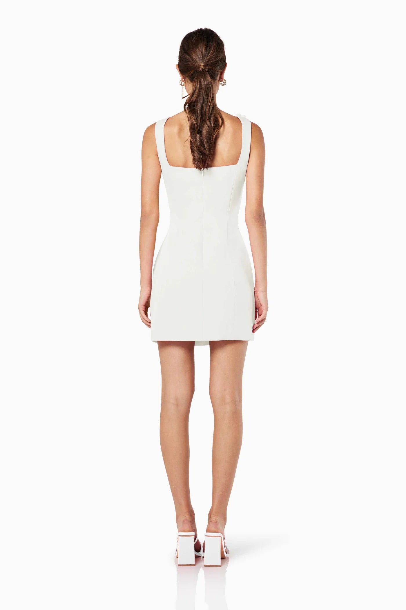 Trompe Dress - White - SHOPJAUS - JAUS