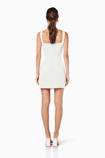 Trompe Dress - White - SHOPJAUS - JAUS