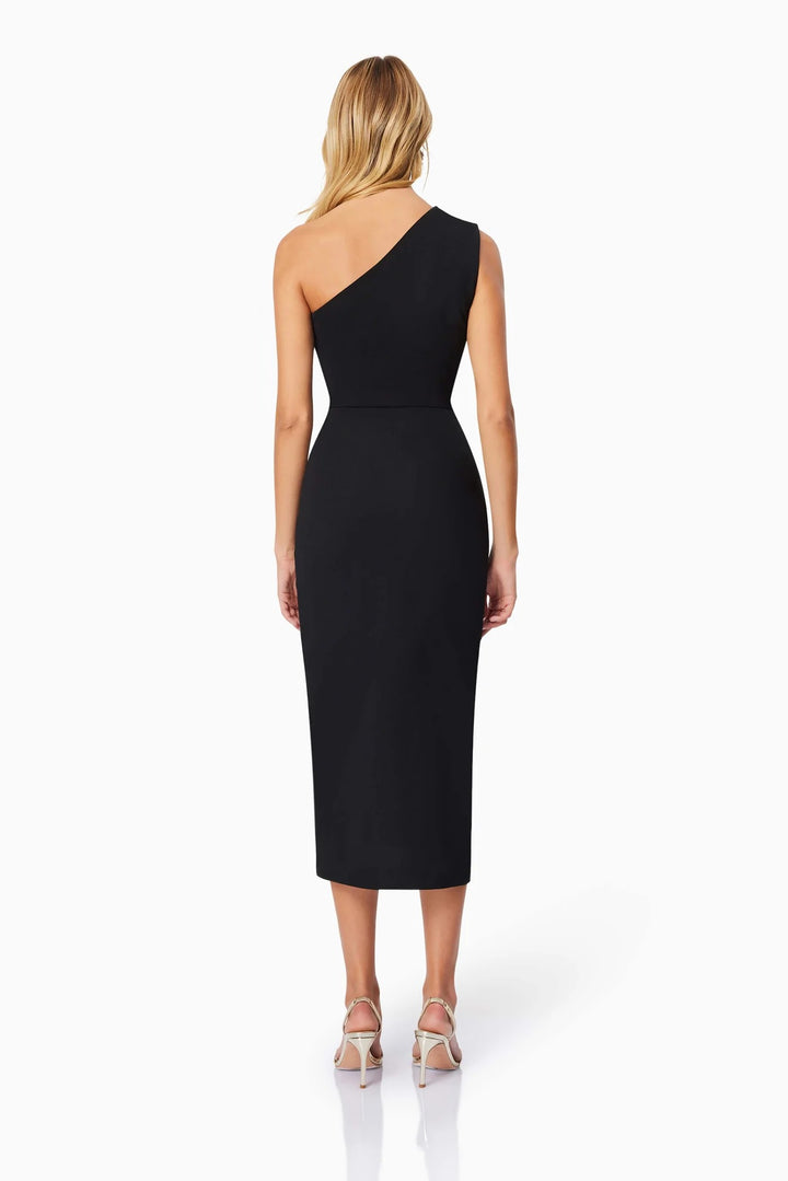 roland mouret asymmetric cady midi dress Asymmetric Drape Crepe Dress Yellow  Roland Mouret