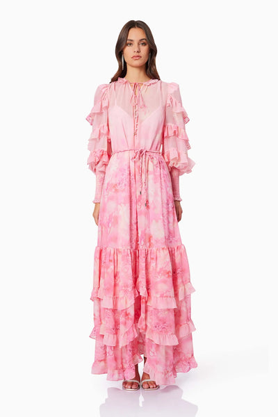 Ivy Maxi Dress - Pink - SHOPJAUS - JAUS