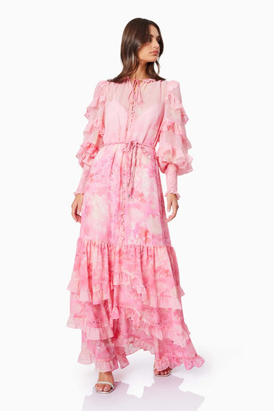 Ivy Maxi Dress - Pink - SHOPJAUS - JAUS