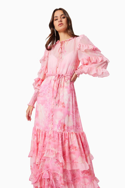 Ivy Maxi Dress - Pink - SHOPJAUS - JAUS