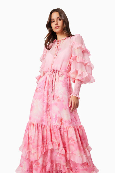 Ivy Maxi Dress - Pink - SHOPJAUS - JAUS