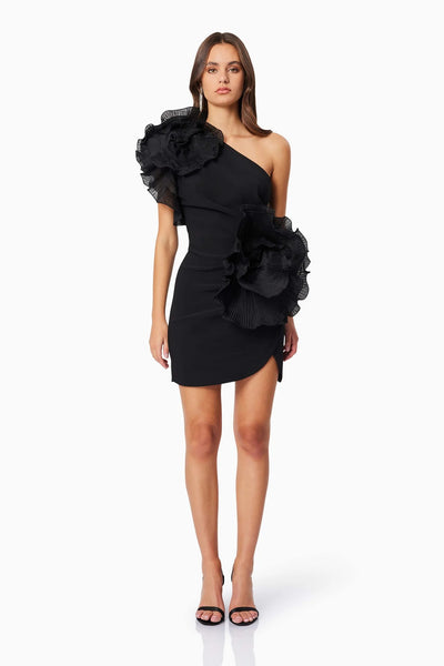 Maya Cocktail Dress - Black - SHOPJAUS - JAUS