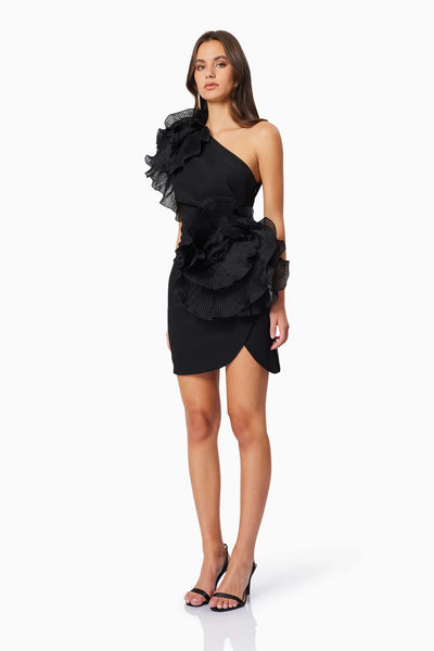 Maya Cocktail Dress - Black - SHOPJAUS - JAUS