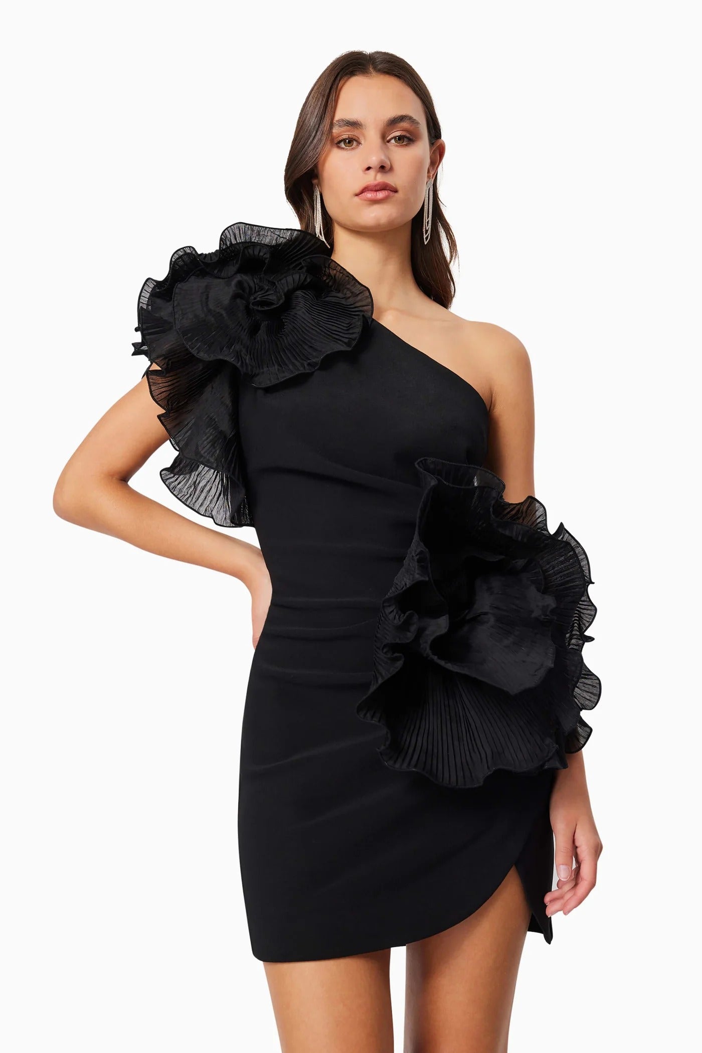 Maya Cocktail Dress - Black - SHOPJAUS - JAUS