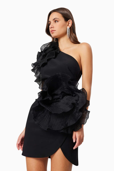 Maya Cocktail Dress - Black - SHOPJAUS - JAUS