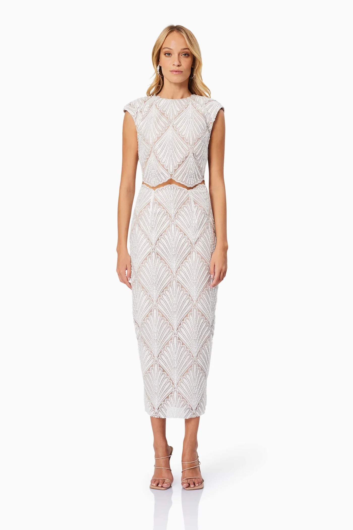 Harper Two Piece Set - White - SHOPJAUS - JAUS
