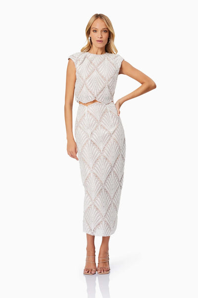 Harper Two Piece Set - White - SHOPJAUS - JAUS