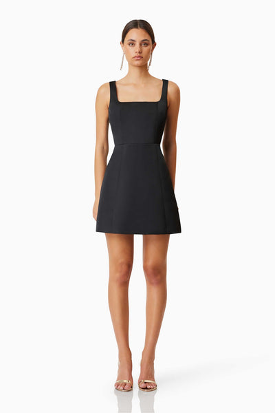 Amelie Mini Dress - Black - SHOPJAUS - JAUS