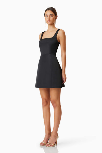 Amelie Mini Dress - Black - SHOPJAUS - JAUS