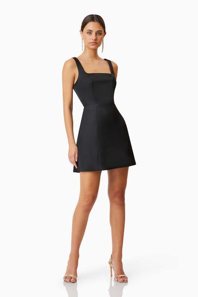 Amelie Mini Dress - Black - SHOPJAUS - JAUS