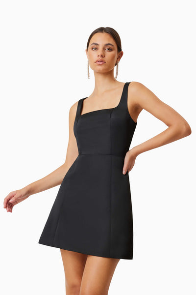 Amelie Mini Dress - Black - SHOPJAUS - JAUS
