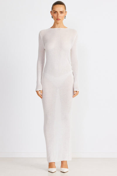 Sloane Maxi Dress - White - SHOPJAUS - JAUS