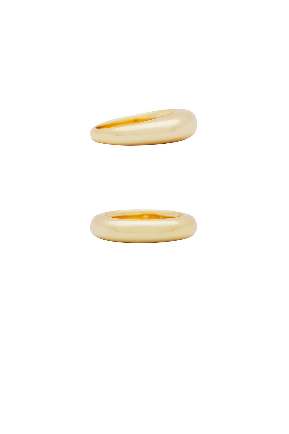 Dome Ring Set - 18k Gold Plated - SHOPJAUS - JAUS