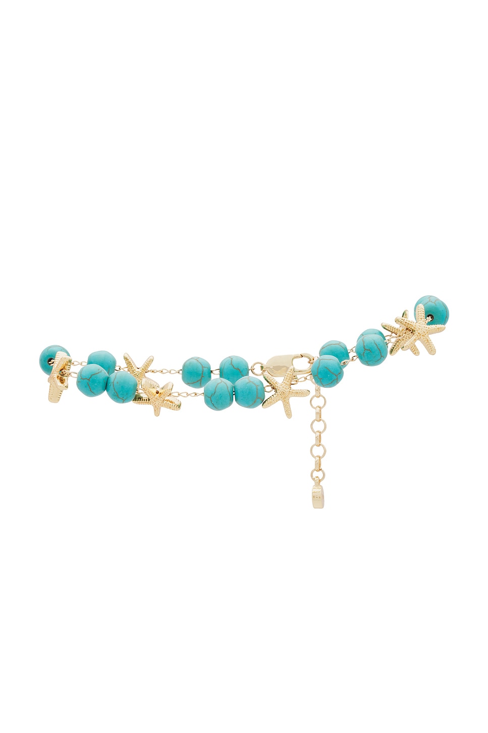 Starfish Beaded Anklet - 18k Gold Plating - SHOPJAUS - JAUS
