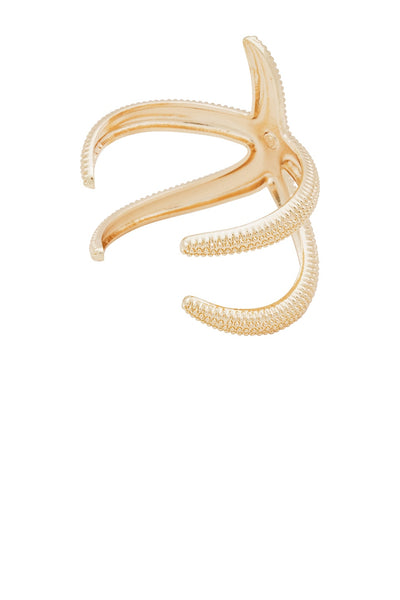 Starfish Cuff Bracelet - 18k Gold Plated - SHOPJAUS - JAUS