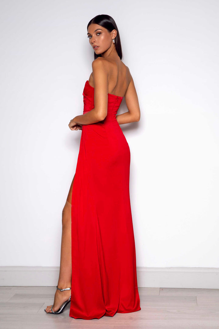 Elias Dress - Red - SHOPJAUS - JAUS