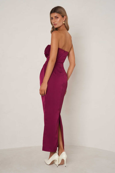 Eliza Dress - Plum - SHOPJAUS - JAUS