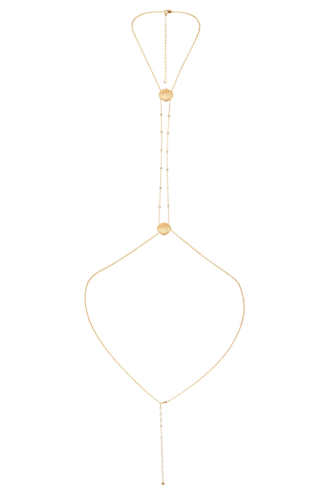 Shell Body Chain - Gold Tone - SHOPJAUS - JAUS